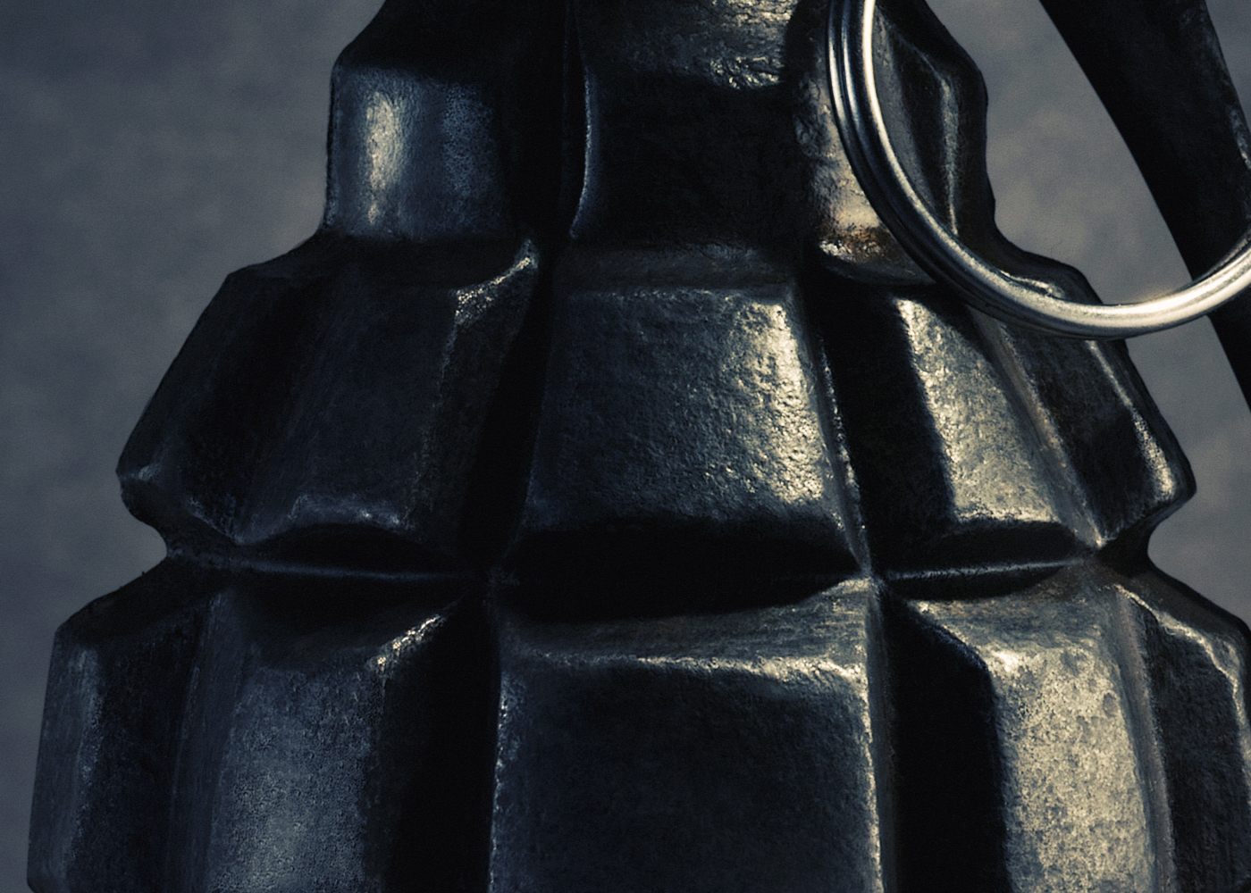 Grenade detail dark black subtle colour